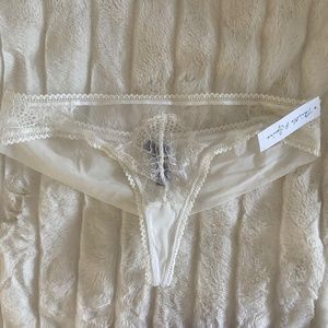 Brand new Thistle & Spire White Mirage Thong